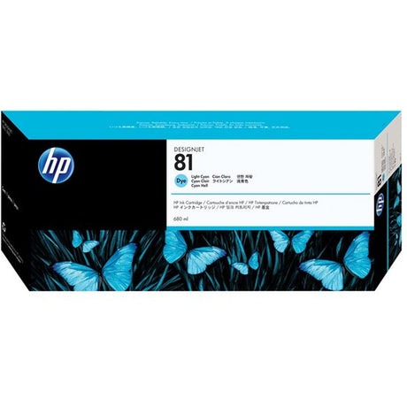 HP 81 Orginele Dye Light Cyan SC 680ml C4934A - image 2 of 2