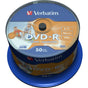 Verbatim Verbatim DVD-R, Wide Inkjet Printable 50pk Spindle