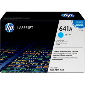 HP 641A Colour LaserJet Cartridge Cyan SC C9721A
