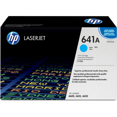 HP 641A Colour LaserJet Cartridge Cyan SC C9721A