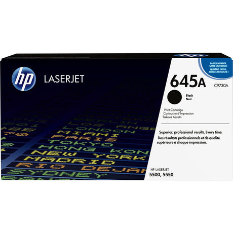 HP 645A Colour LaserJet Cartridge Black SC1 C9730A