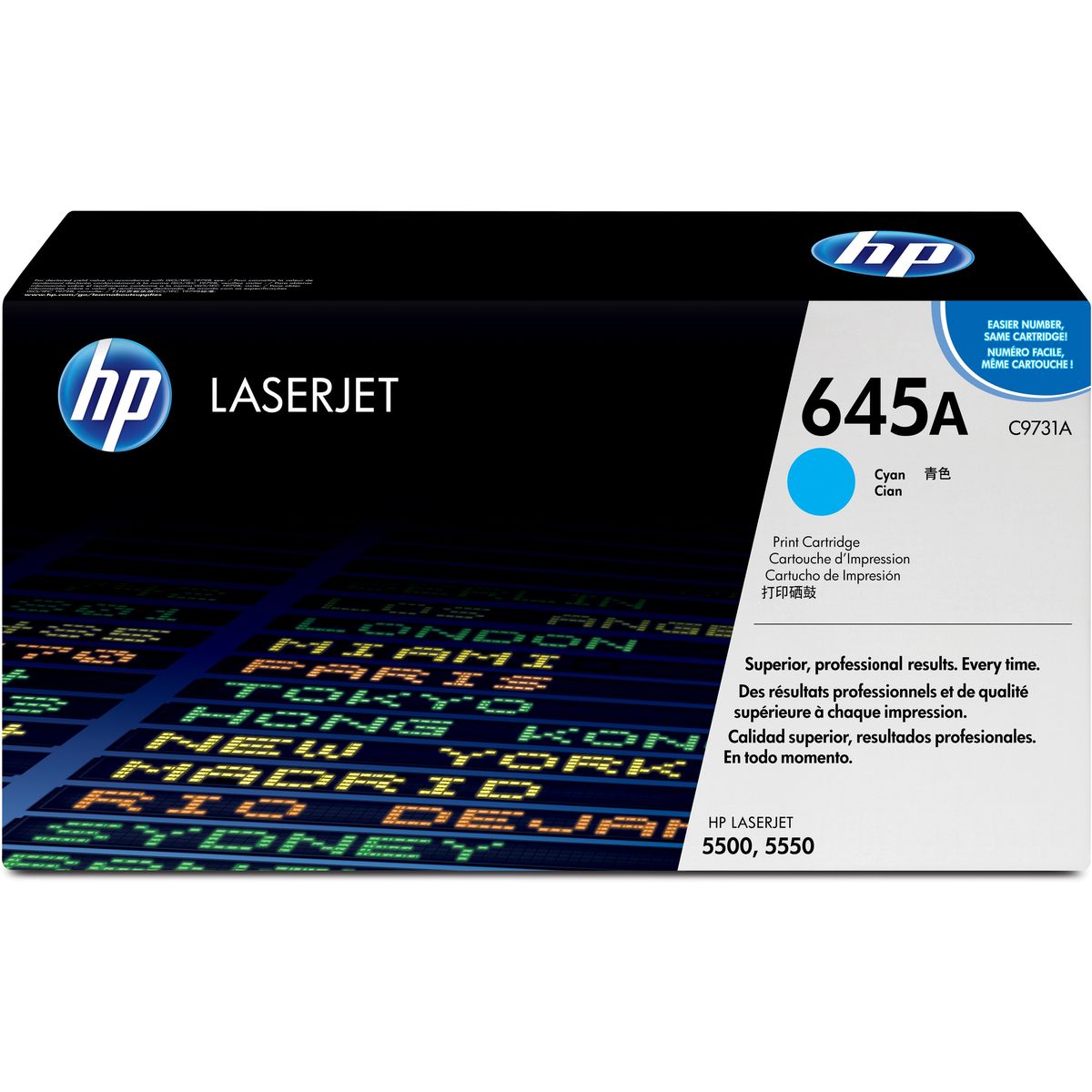 HP 645A Colour LaserJet Cartridge Cyan SC1 C9731A