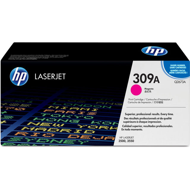 HP 309A Colour LaserJet Cartridge Magenta SC Q2673A