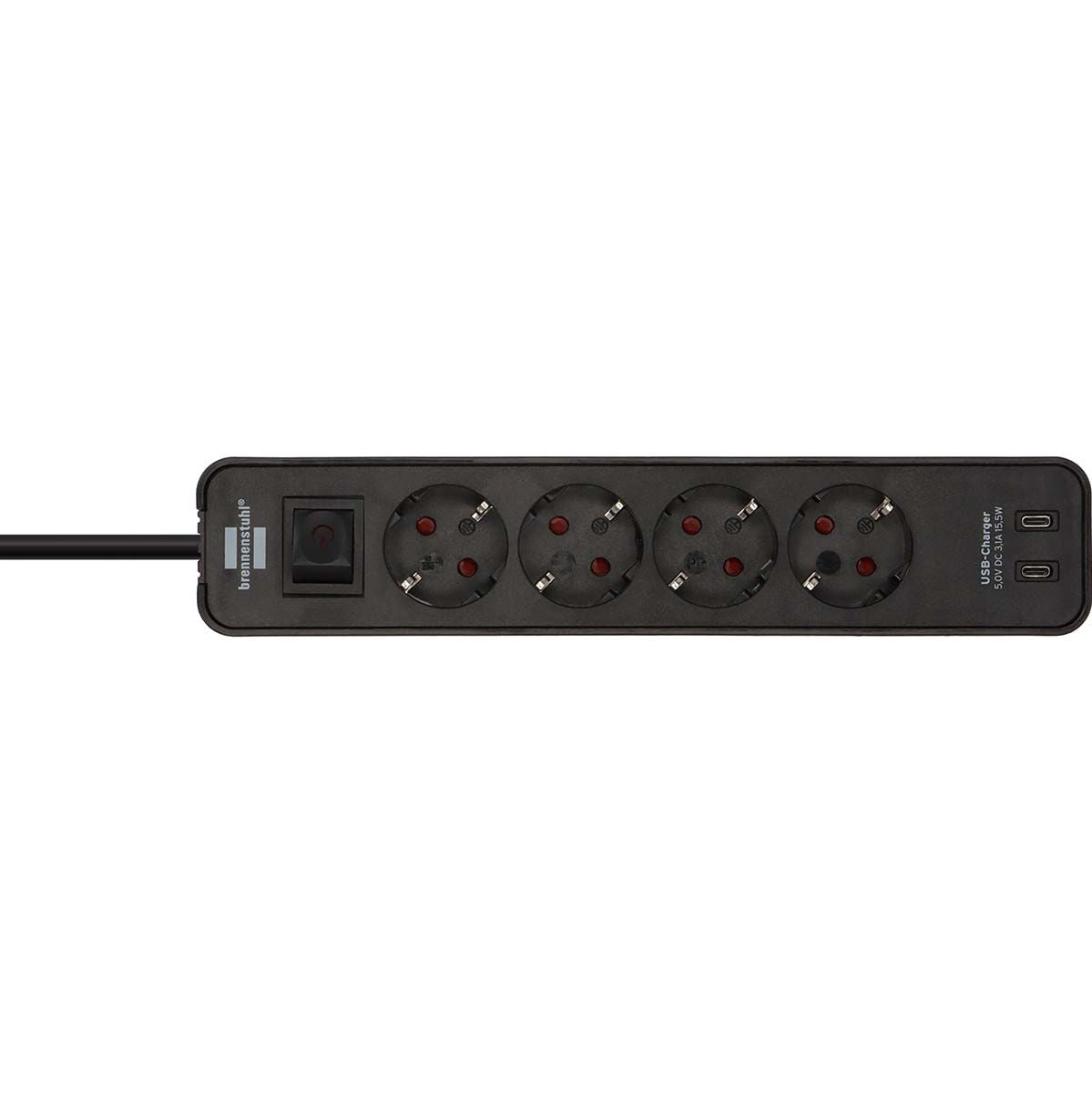 Brennenstuhl Ecolor 4-VOUDIGE Power Strip