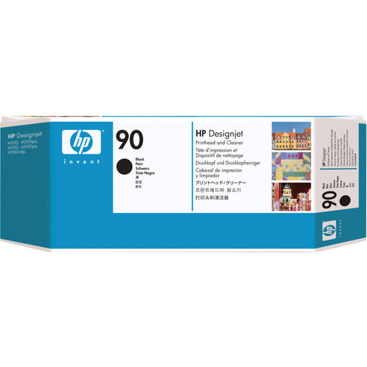 HP 90 Print Head w/ Cleaner Black SC C5054A - image 2 of 2