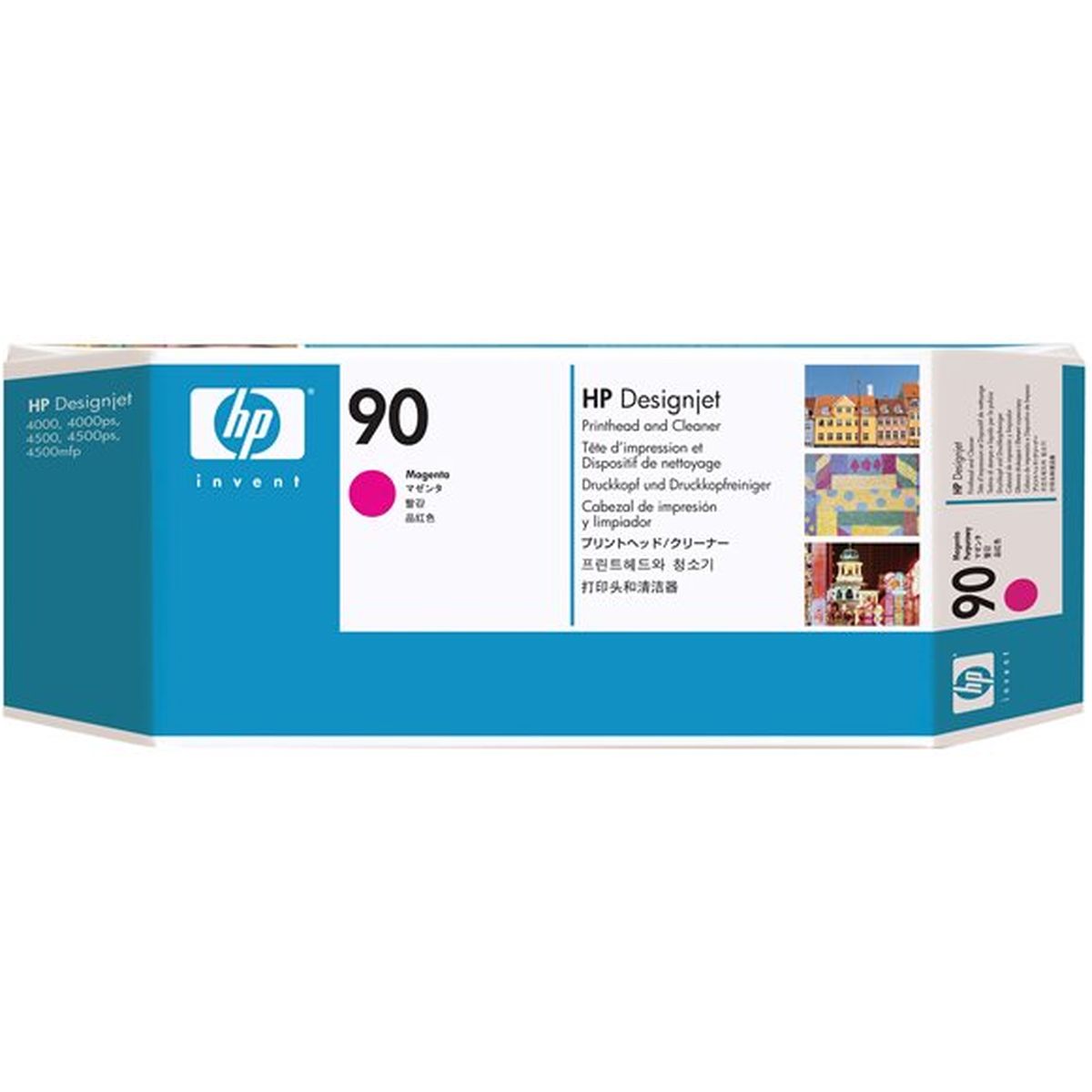 HP 90 Print Head w/ Cleaner Magenta SC C5056A - image 2 of 2