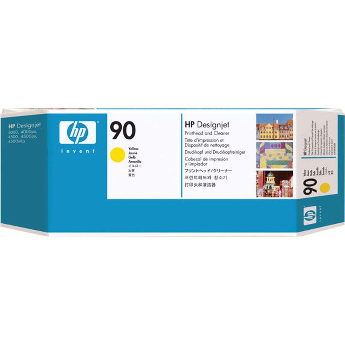 HP 90 Print Head w/ Cleaner Yellow SC C5057A - image 2 of 2