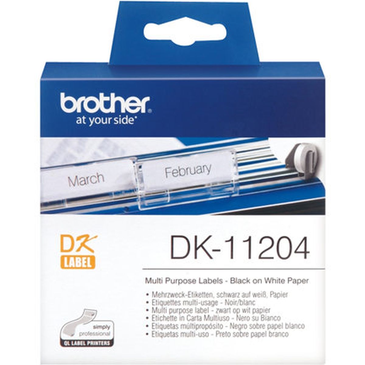 Brother DK11204 Multi Purpose Labels - image 2 of 2