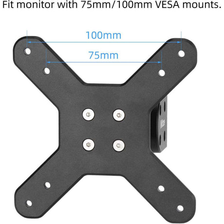 Nitze Adjustable Monitor Stand - Tilt & Swivel (JSQ-006B) - image 2 of 5
