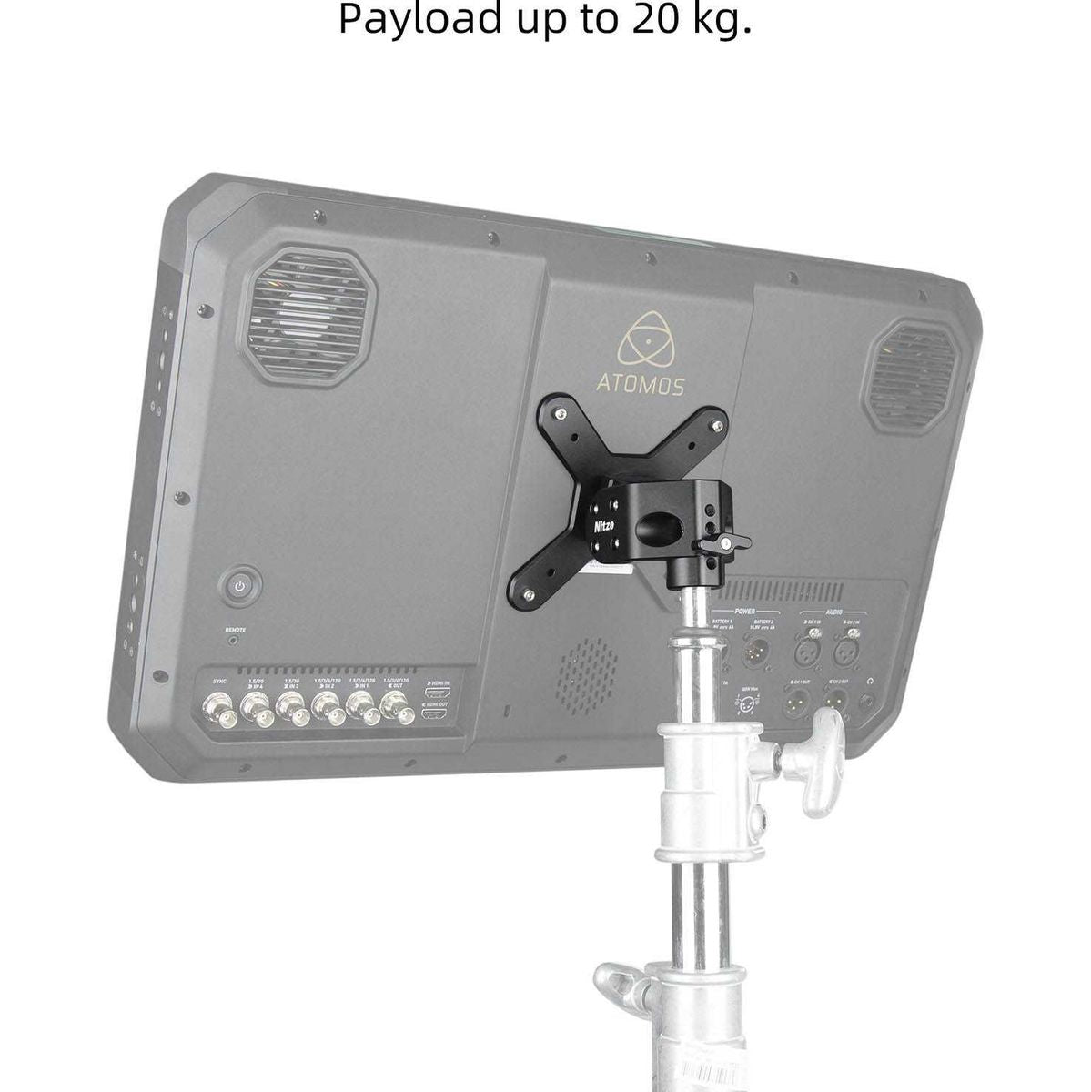 Nitze Adjustable Monitor Stand - Tilt & Swivel (JSQ-006B) - image 5 of 5