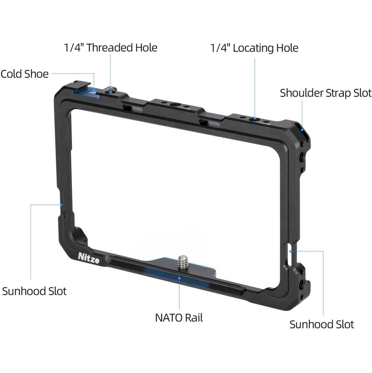Nitze Cage For Atomos Shinobi II (JT-A06A) - image 3 of 5