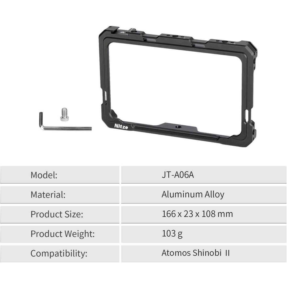 Nitze Cage For Atomos Shinobi II (JT-A06A) - image 4 of 5