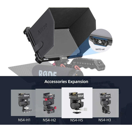 Nitze Cage For Atomos Shinobi II w/ Lens Hood (JT-A06B) - image 2 of 5