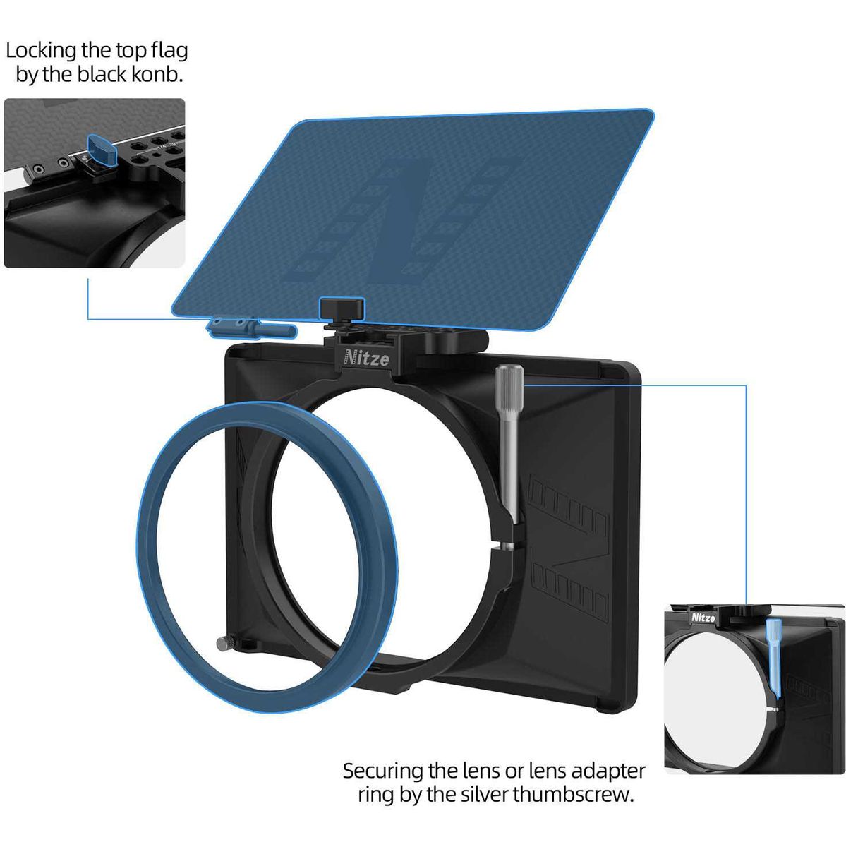 Nitze Mini Matte Box (MB15AK) - image 2 of 5