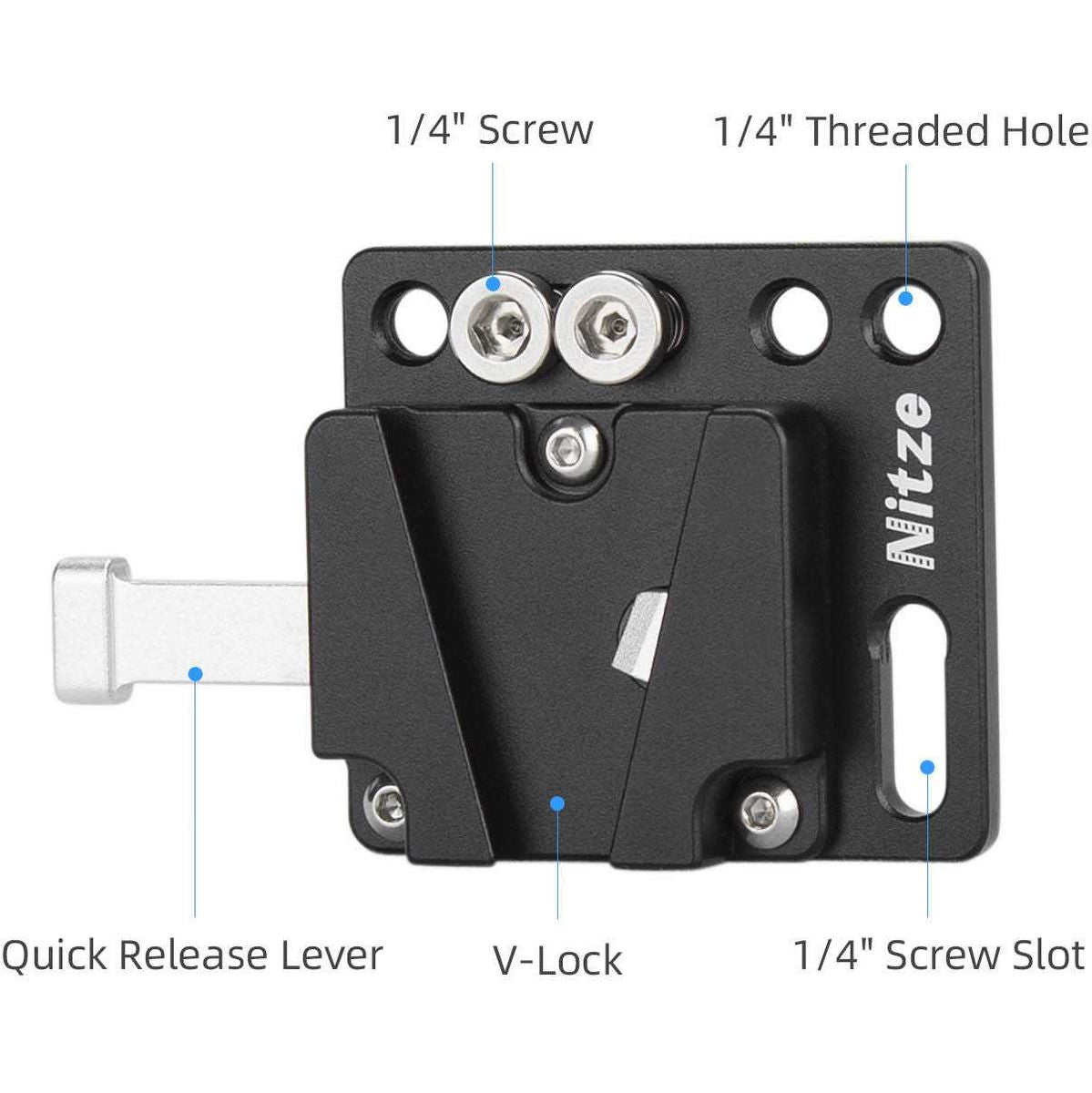 Nitze Mini V-Mount Battery Plate (N21C) - image 3 of 5