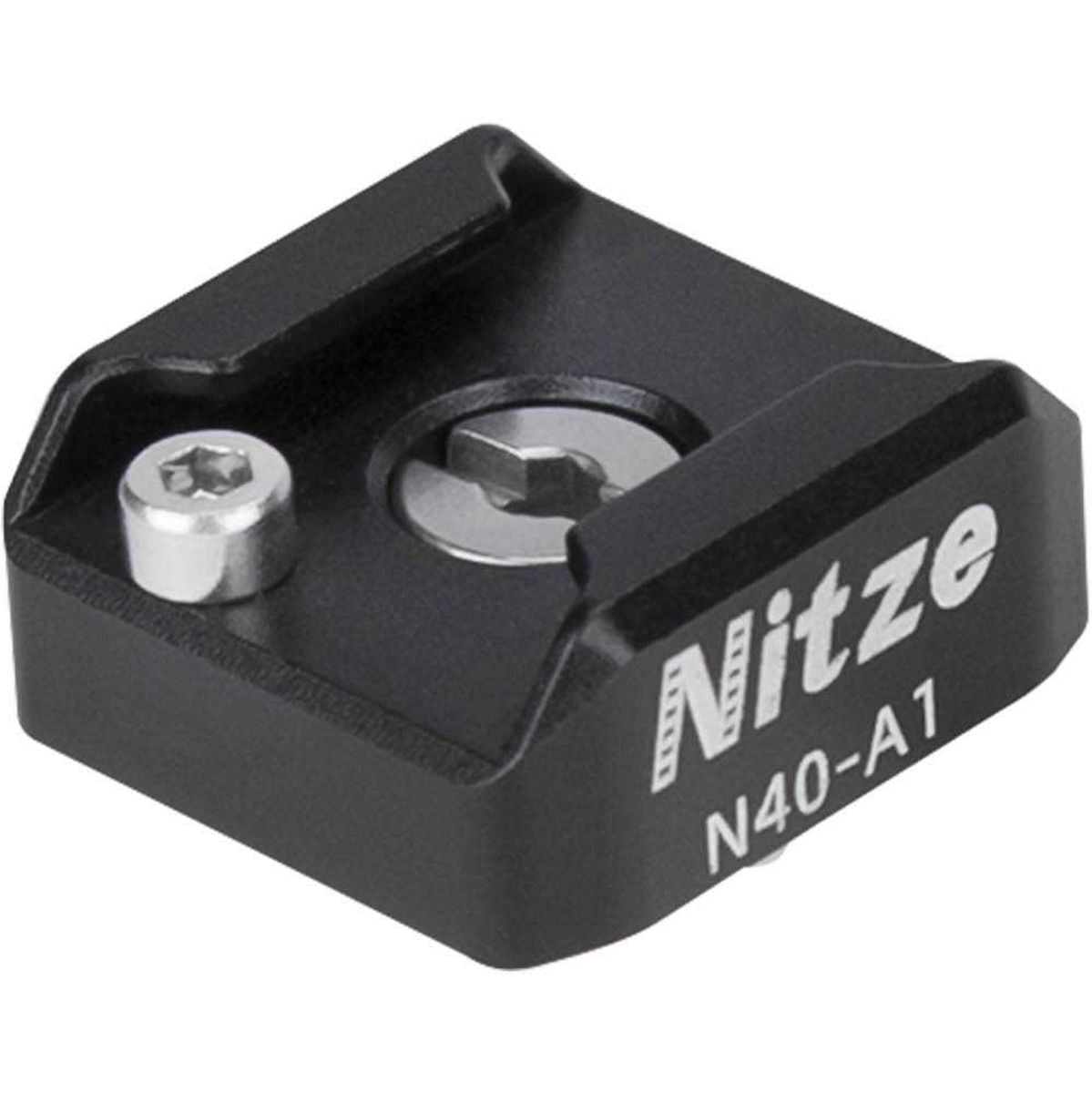 Nitze Cold Shoe w/ 1/4 Mounting Punten EN ARRI Locating Pins (N40-A1)