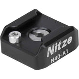 Nitze Cold Shoe w/ 1/4 Mounting Punten EN ARRI Locating Pins (N40-A1)