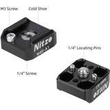Nitze Cold Shoe w/ 1/4 Mounting Punten EN ARRI Locating Pins (N40-A1) - image 2 of 5