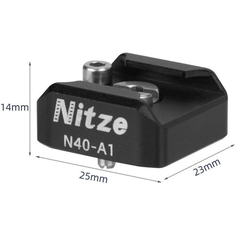 Nitze Cold Shoe w/ 1/4 Mounting Punten EN ARRI Locating Pins (N40-A1) - image 3 of 5