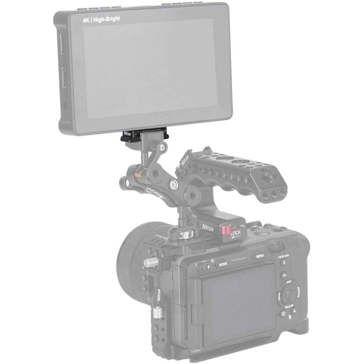 Nitze Nato Rail w/ 1/4 ARRI Locating Pins EN Arca Plaat (N49-A4) - image 5 of 5