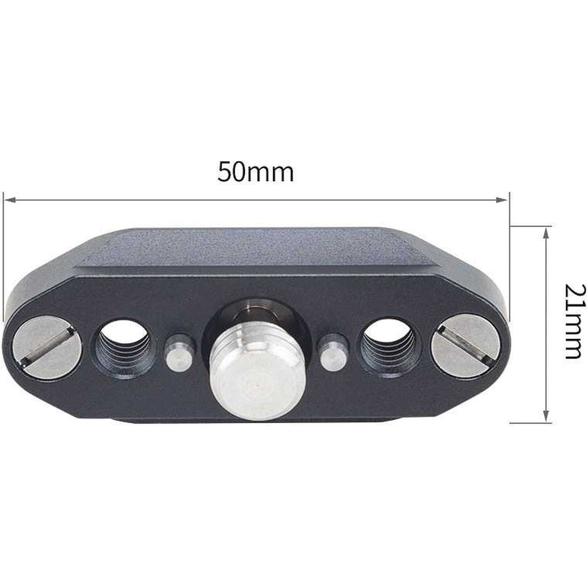 Nitze Nato Rail w/ 3/8 Screw EN ARRI Loc Pins (N49-D3/8) - image 4 of 5