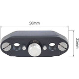 Nitze Nato Rail w/ 3/8 Screw EN ARRI Loc Pins (N49-D3/8) - image 4 of 5