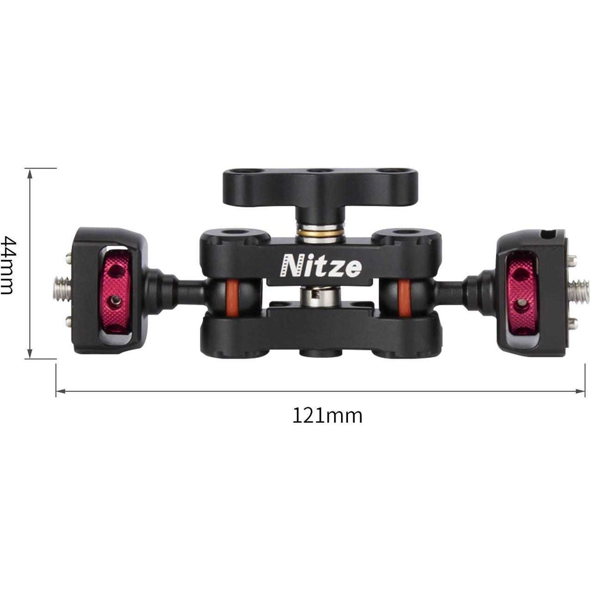 Nitze Magic Arm Dub Ball Head (1/4-20 - 1/4-20 ARRI Loc Pins) (N50E) - image 2 of 5