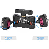 Nitze Magic Arm Dub Ball Head (1/4-20 - 1/4-20 ARRI Loc Pins) (N50E) - image 5 of 5