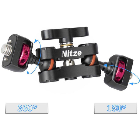 Nitze Magic Arm Double Ball Head (1/4-20 To 3/8-16 ARRI Pen) (N50F) - image 2 of 5