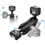 Nitze Magic Arm 1/4-20 To 1/4-20 w/ ARRI Locating Pins (N50-G1) - image 2 of 5