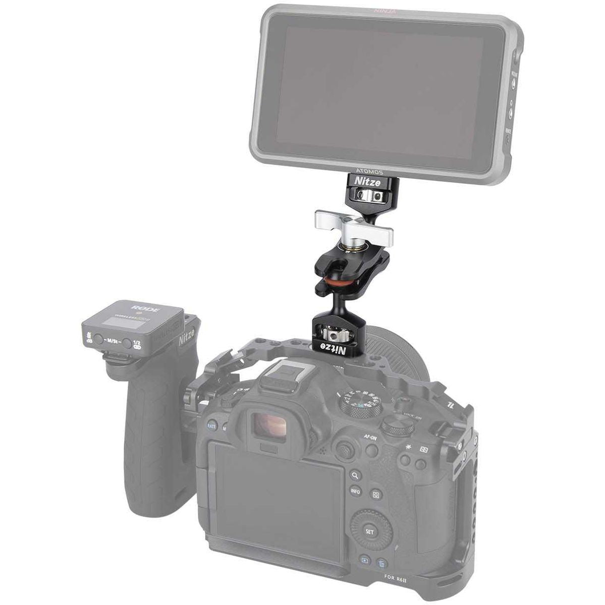 Nitze Magic Arm 1/4-20 To 1/4-20 w/ ARRI Locating Pins (N50-G1) - image 4 of 5