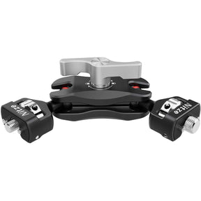 Nitze Magic Arm 1/4-20 To 3/8-16 w/ ARRI Locating Pins (N50-G2)