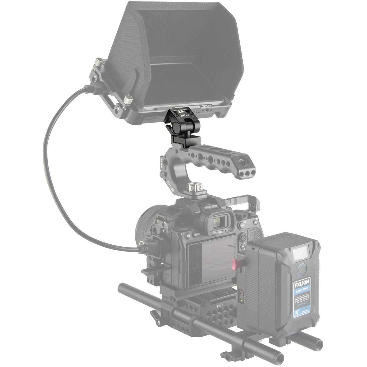Nitze Monitohouder Swivel & Tilt - Nato To 1/4 (N54-F/2.0) - image 4 of 5