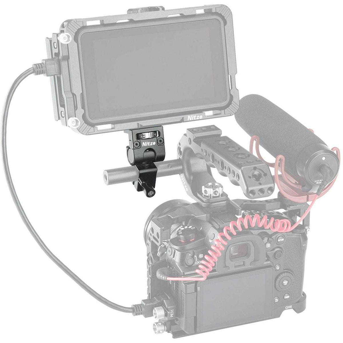 Nitze Monitohouder Swivel & Tilt - Nato To 1/4 (N54-F5) - image 4 of 5