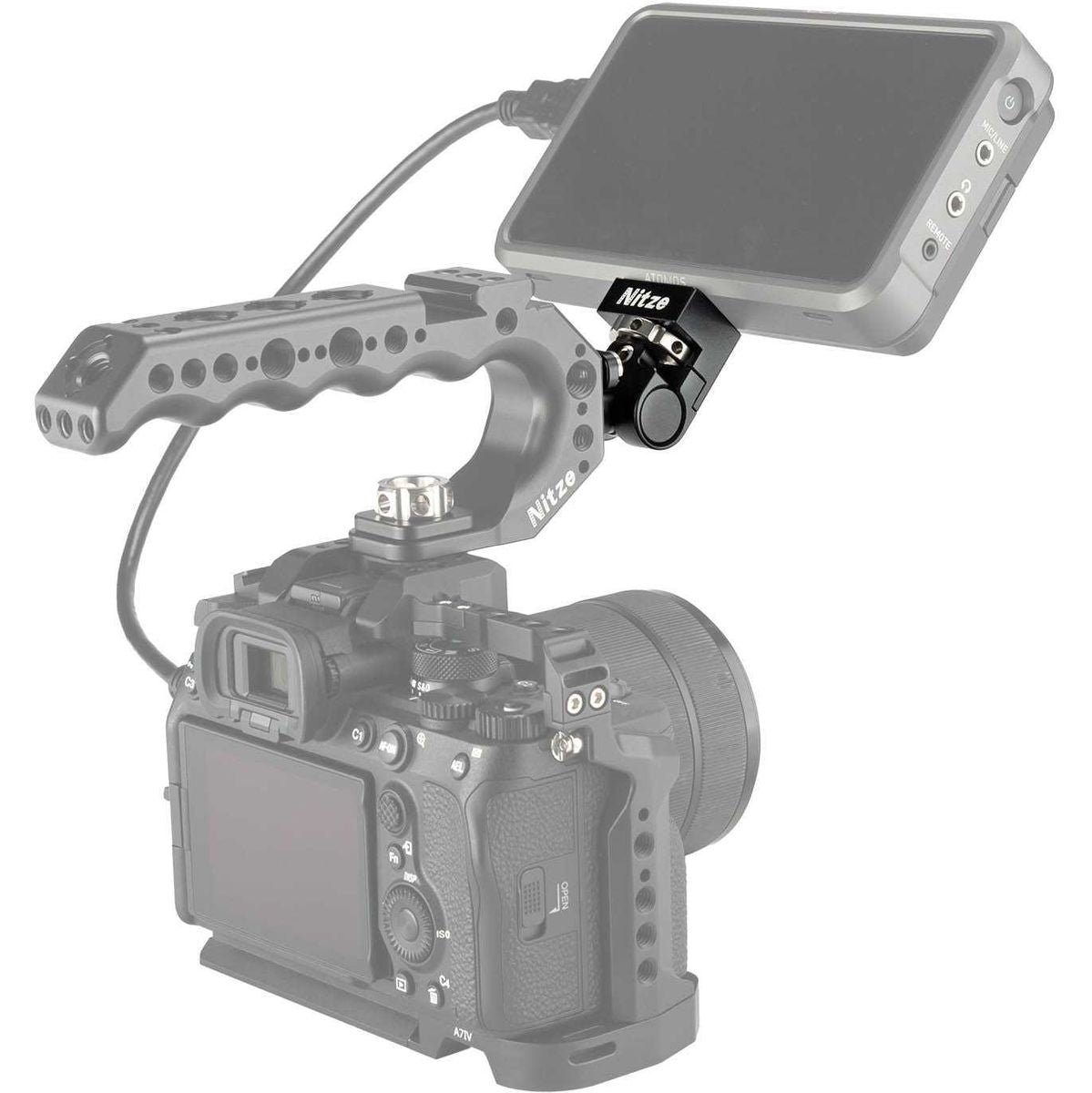 Nitze Monitohouder Swivel & Tilt - Nato To 1/4 (N54-G3) - image 4 of 5