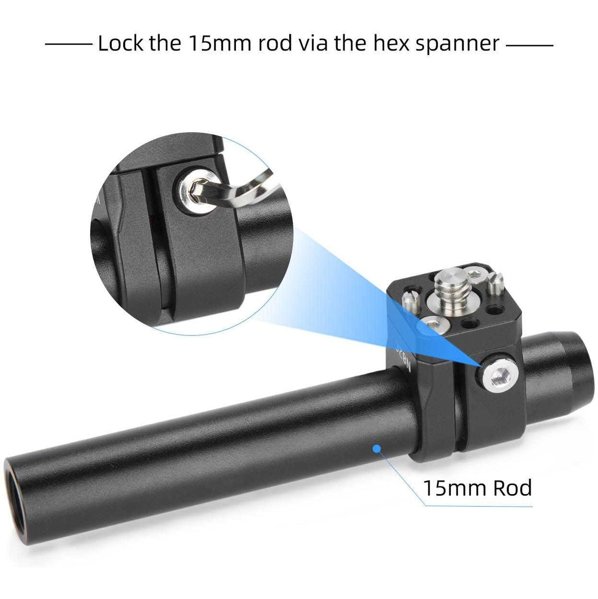 Nitze Single 15mm Rod Clamp (N82C) - image 5 of 5