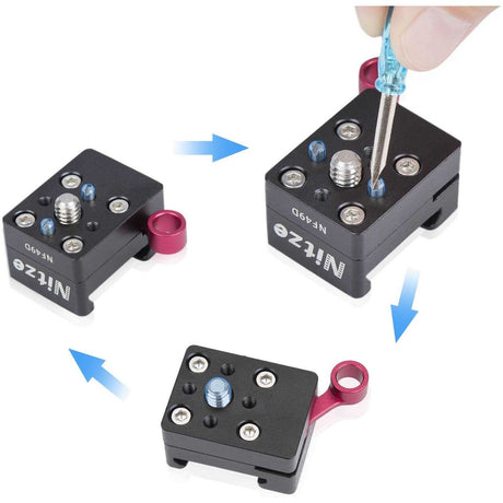 Nitze Nato Clamp w/ 1/4 EN ARRI Locating Pins (NF49D) - image 2 of 5