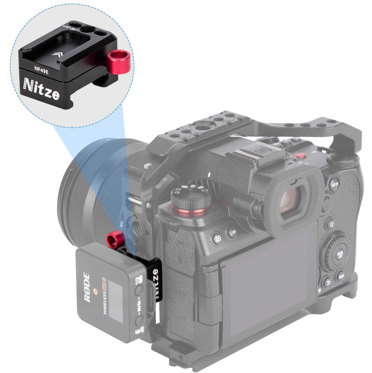 Nitze Nato Clamp w/ Cold Shoe (NF49E) - image 5 of 5
