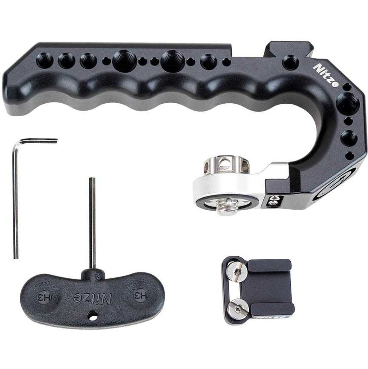 Nitze Stinger Handle 3/8 ARRI Locating Pins - Light Weight (PA28-BM) - image 2 of 5