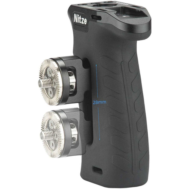 Nitze Rubberized Alum Zijhandgreep w/ ARRI Rozet (PA29A)