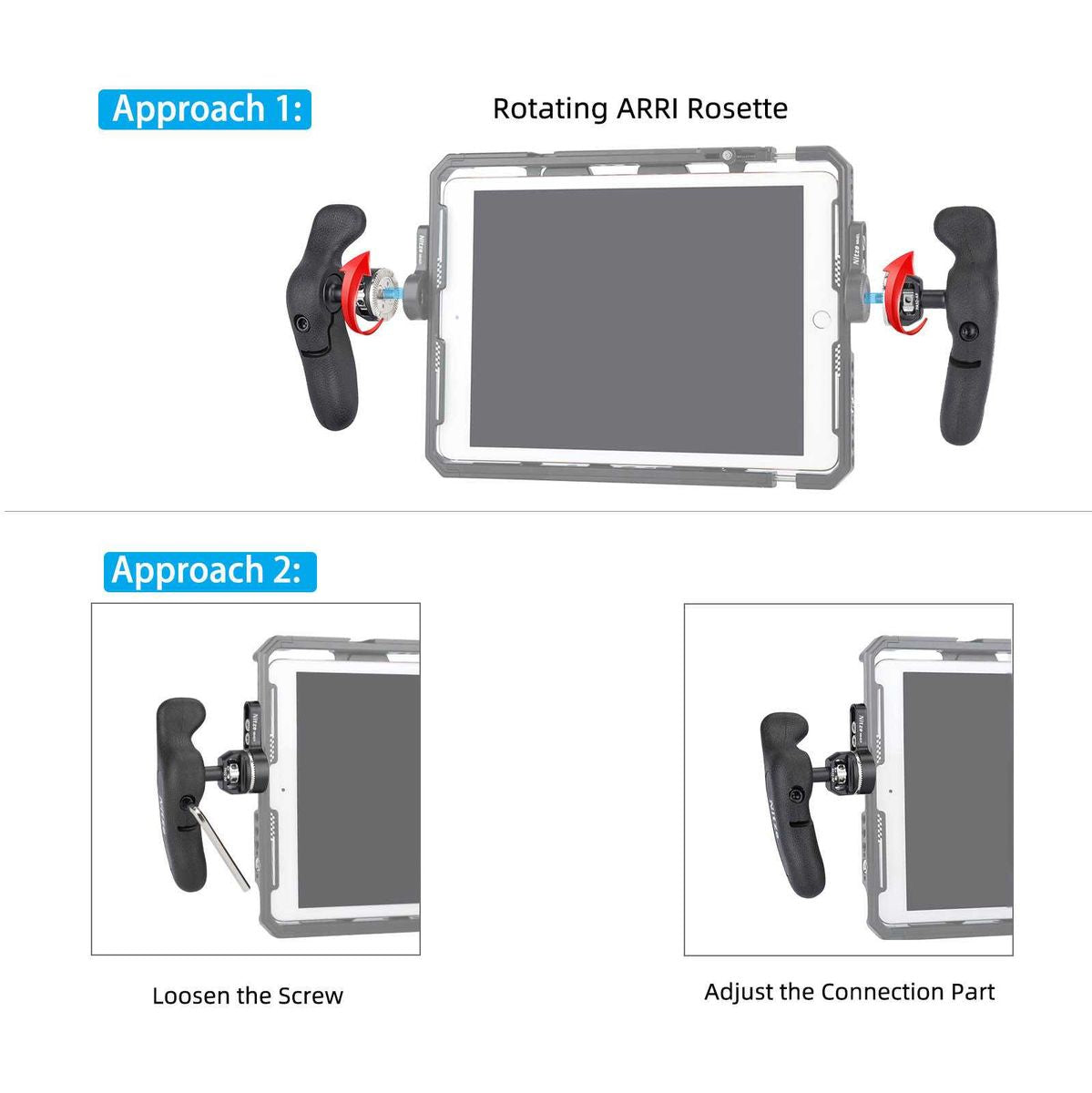 Nitze Side Handle Kit w/ ARRI Rozet (PA32A) - image 3 of 5