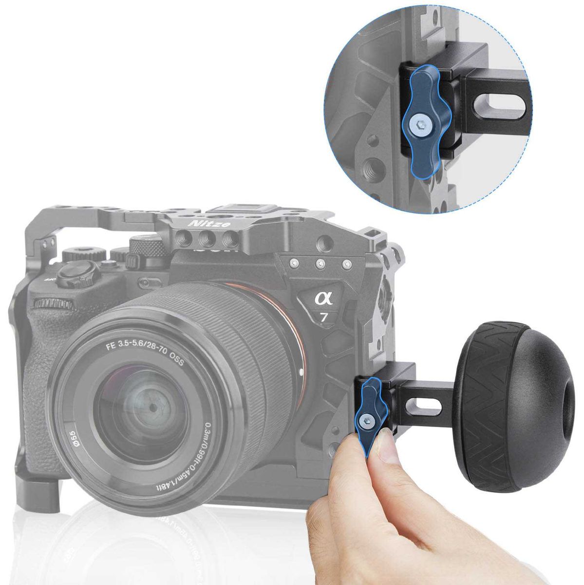 Nitze Ball Side Handle w/ Nato Clamp (PA33C) - image 4 of 5