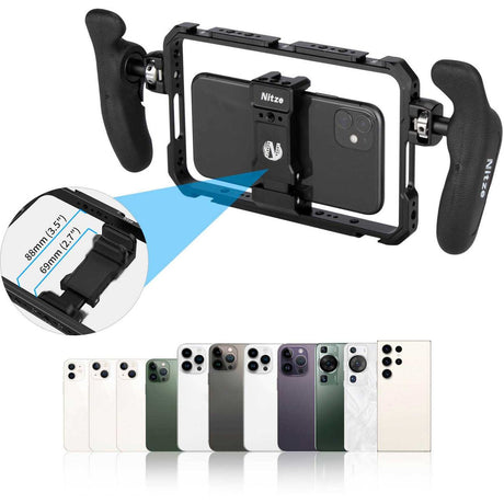 Nitze Smartphonecage Kit w/ Handles (T-MP01B) - image 2 of 5