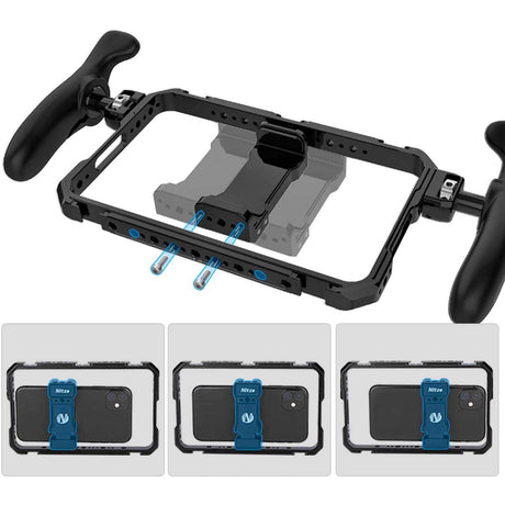 Nitze Smartphonecage Kit w/ Handles (T-MP01B) - image 3 of 5