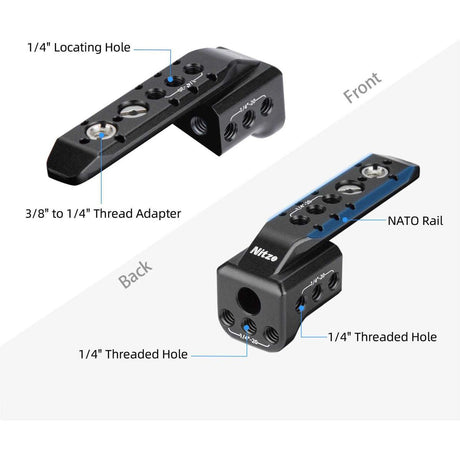 Nitze Extension Rig For Sony XLR-H1 Handle (T-S08B) - image 4 of 5