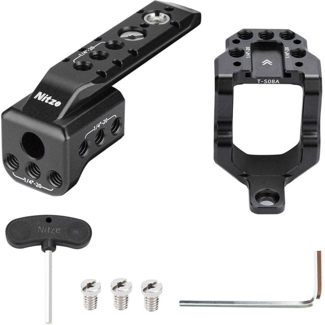 Nitze Extension Kit For Sony XLR-H1 Handle (Topplate + Rig) (T-S08C)
