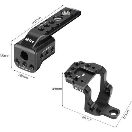 Nitze Extension Kit For Sony XLR-H1 Handle (Topplate + Rig) (T-S08C) - image 4 of 5