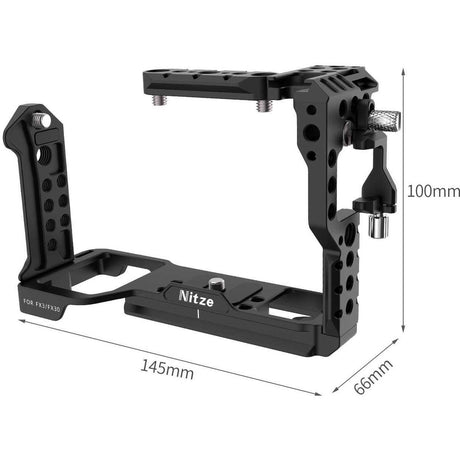 Nitze Cage Sony FX3 w/ PE25 HDMI Cable Clamp (T-S10B) - image 3 of 5