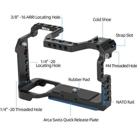 Nitze Full Cage For Sony FX3 / FX30 (T-S11A) - image 3 of 5