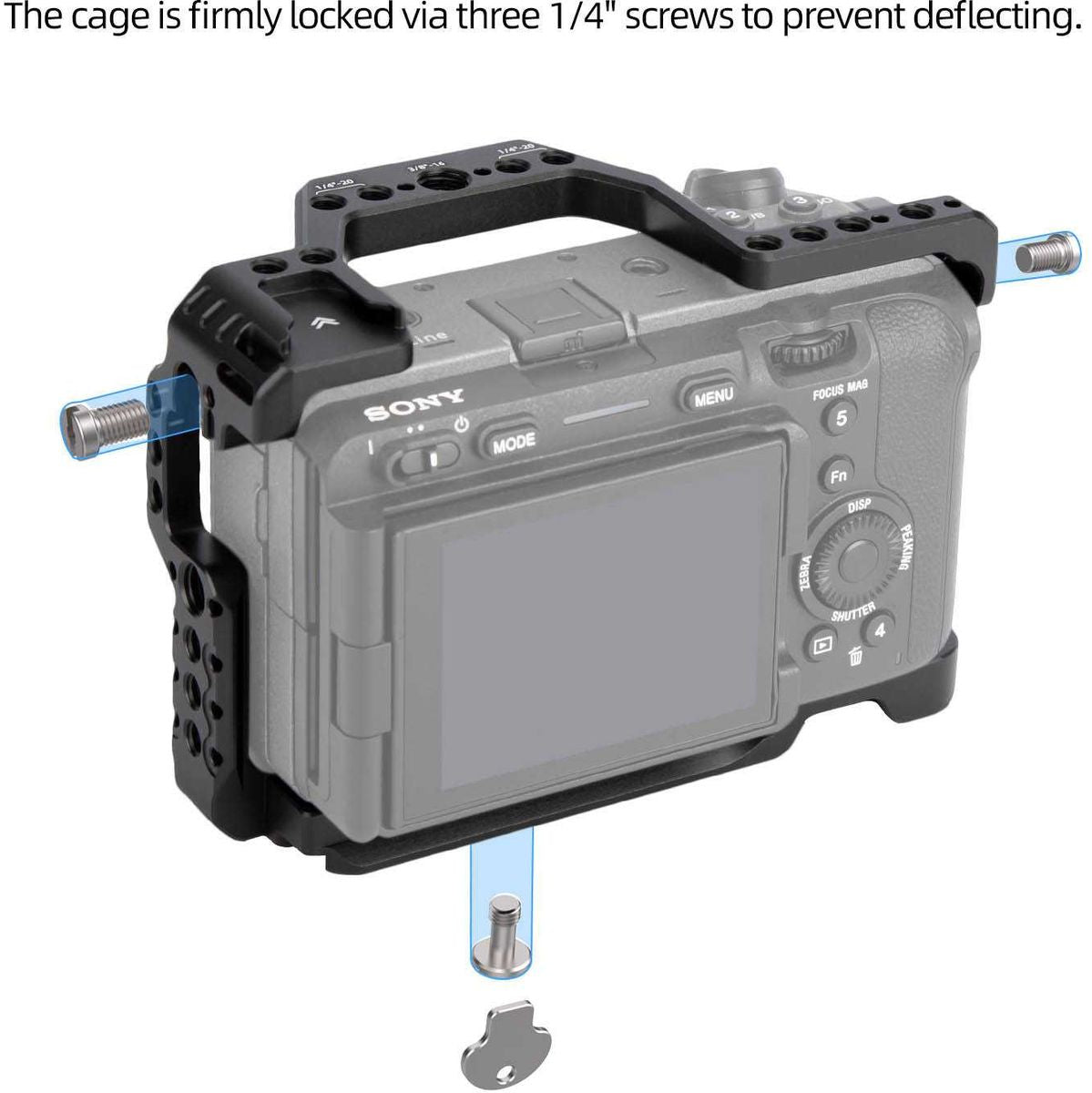 Nitze Full Cage For Sony FX3 / FX30 (T-S11A) - image 5 of 5